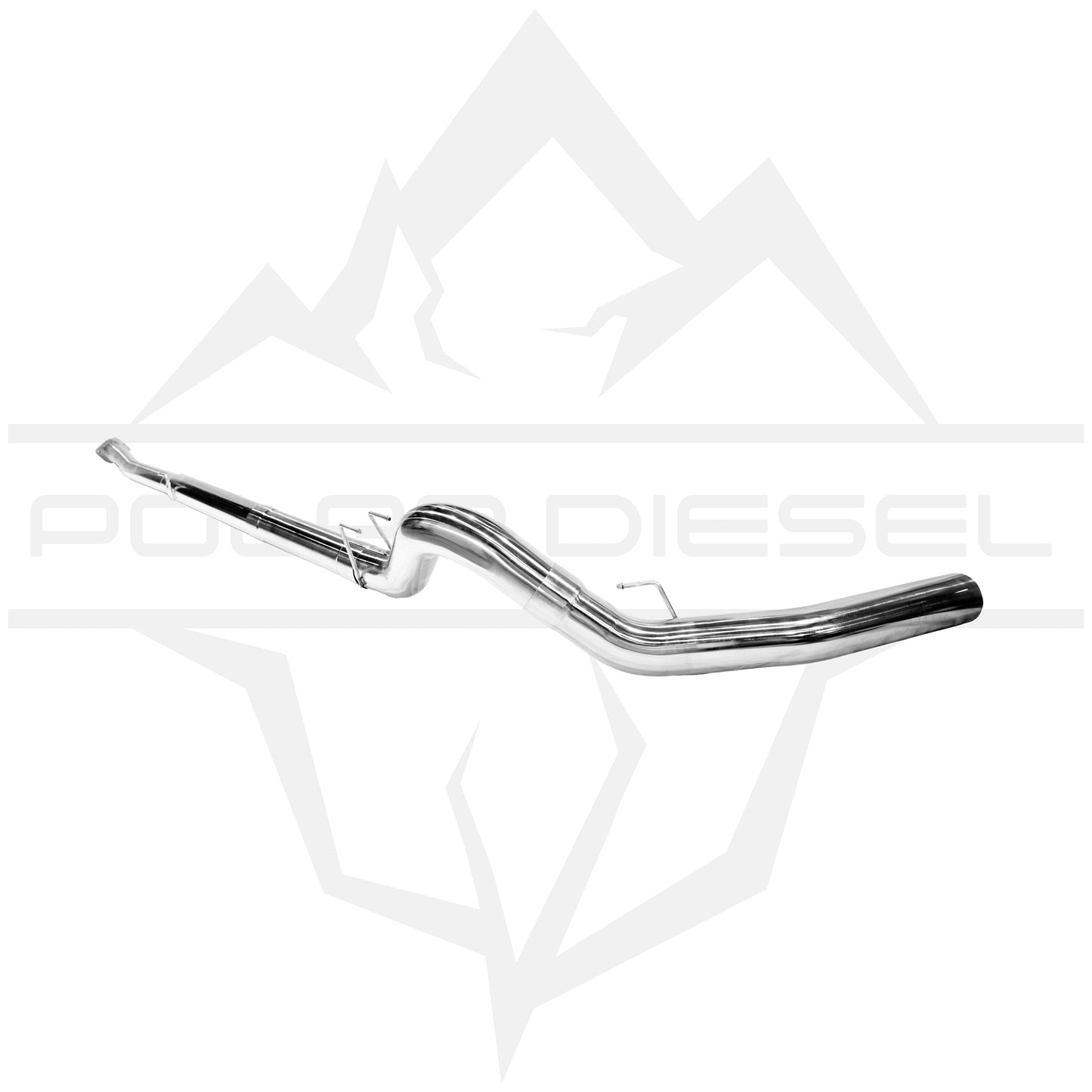 2011-2024 Ford Powerstroke 6.7L 5" Polished Polar Exhaust Polar Diesel