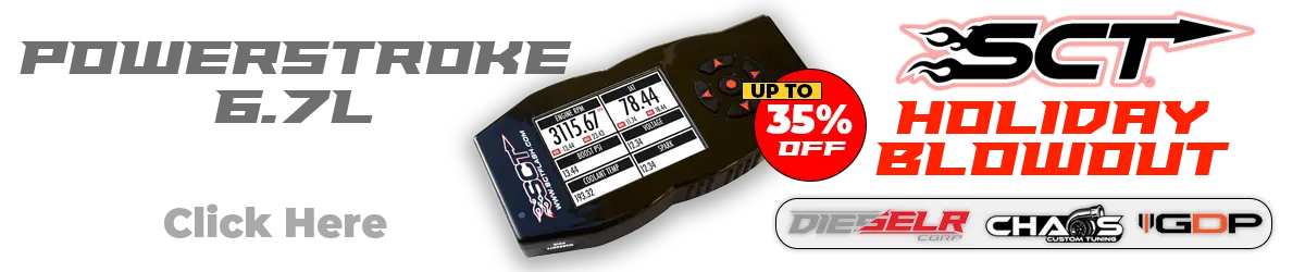SCT X4 FORD POWERSTROKE 6.7L (2020–2021) Holiday Blowout SALE