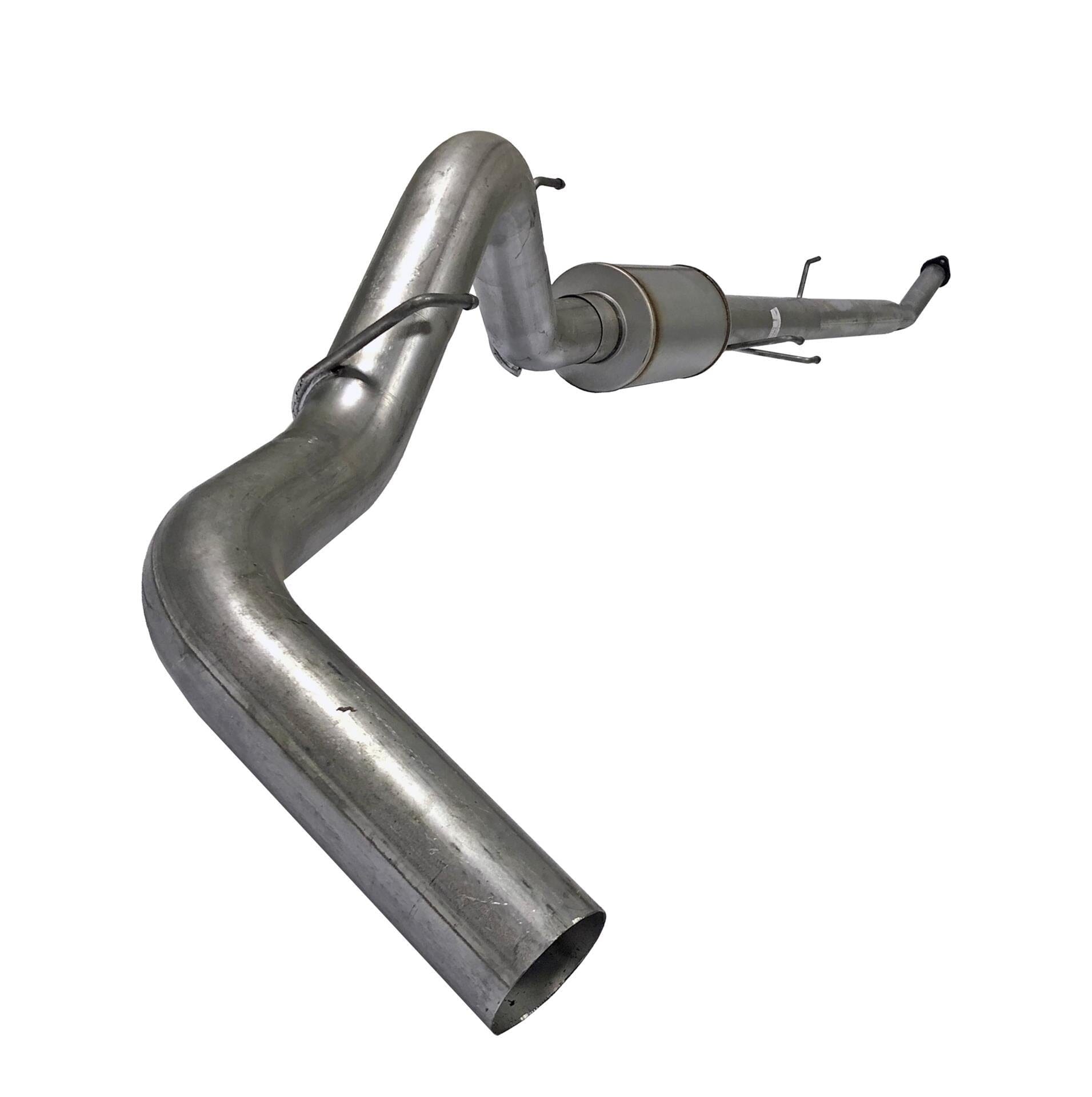 Turbo-Back Exhaust (2018-2020 F-150 Powerstroke 3.0L) Exhaust DIESELR Tuning Aluminized 4" With Muffler