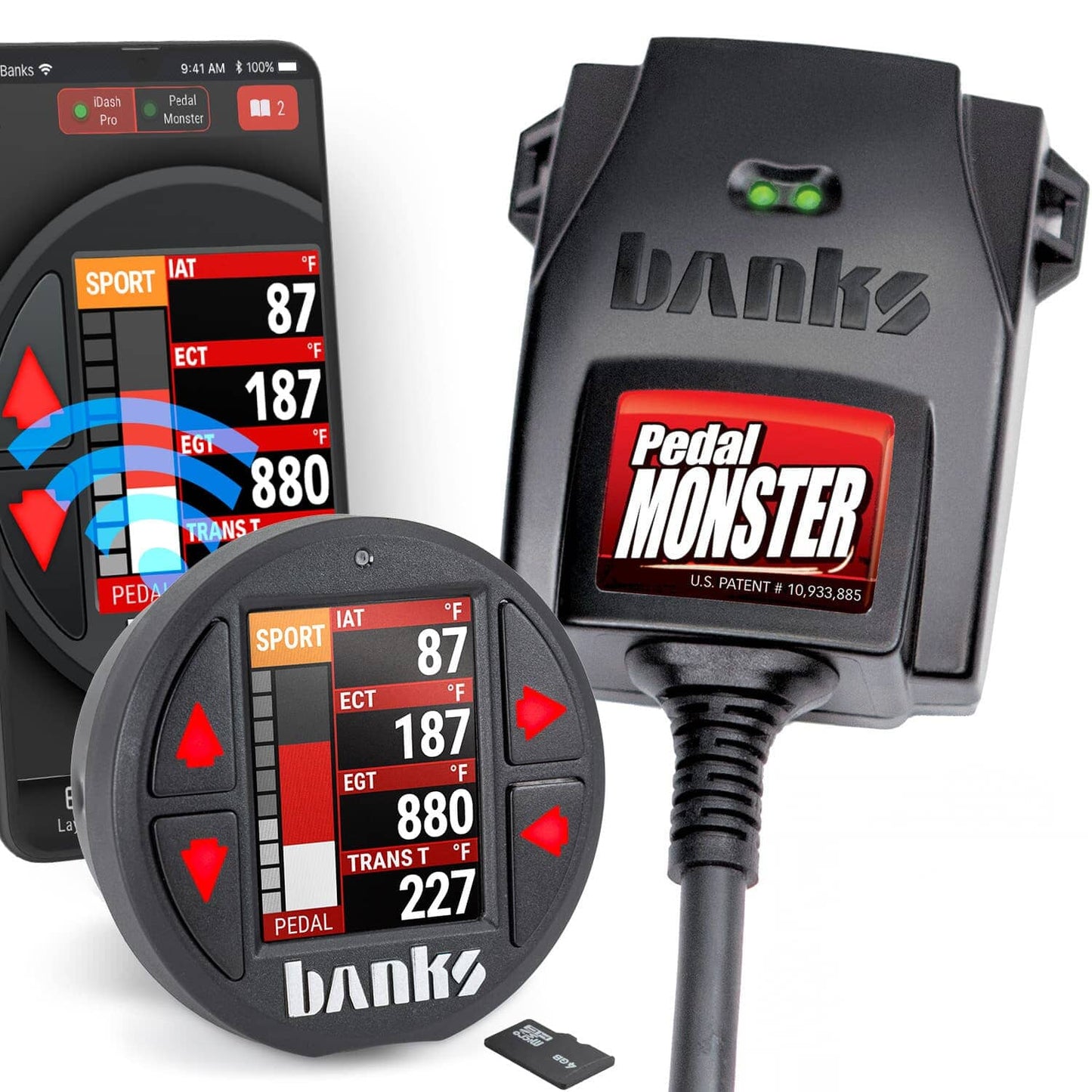Banks PedalMonster® - OBD-Connected Throttle Controller (Universal) Torque Booster Banks Power 