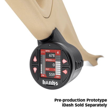 Banks iDash Stealth Pod Mounts - Ford Powerstroke 6.7L Super Duty (2011-2016) Grab Pillar iDash Gauge Mount Banks Power 