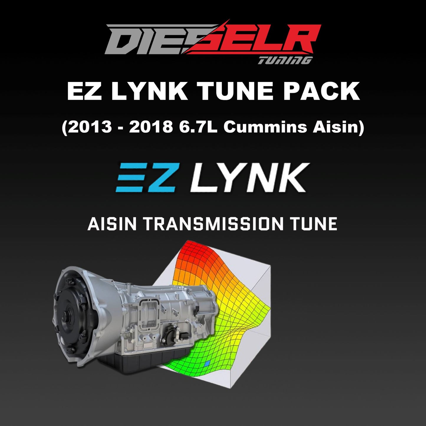 DIESELR EZ Lynk Transmission Tune File (2013-2018 6.7L Cummins *AISIN ONLY*) Transmission Tune File DIESELR Tuning 