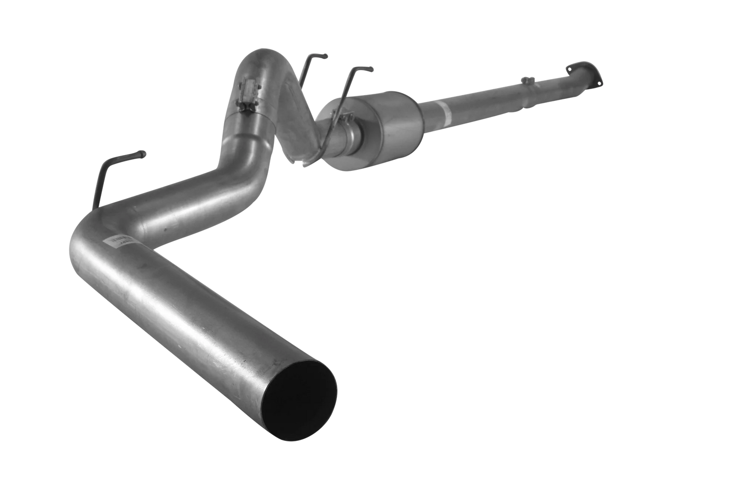 DIESELR Downpipe Back Exhaust - Single (2011-2019 Ford 6.7L F350/F450/F550 Powerstroke - CAB & CHASSIS) Exhaust DIESELR Tuning 