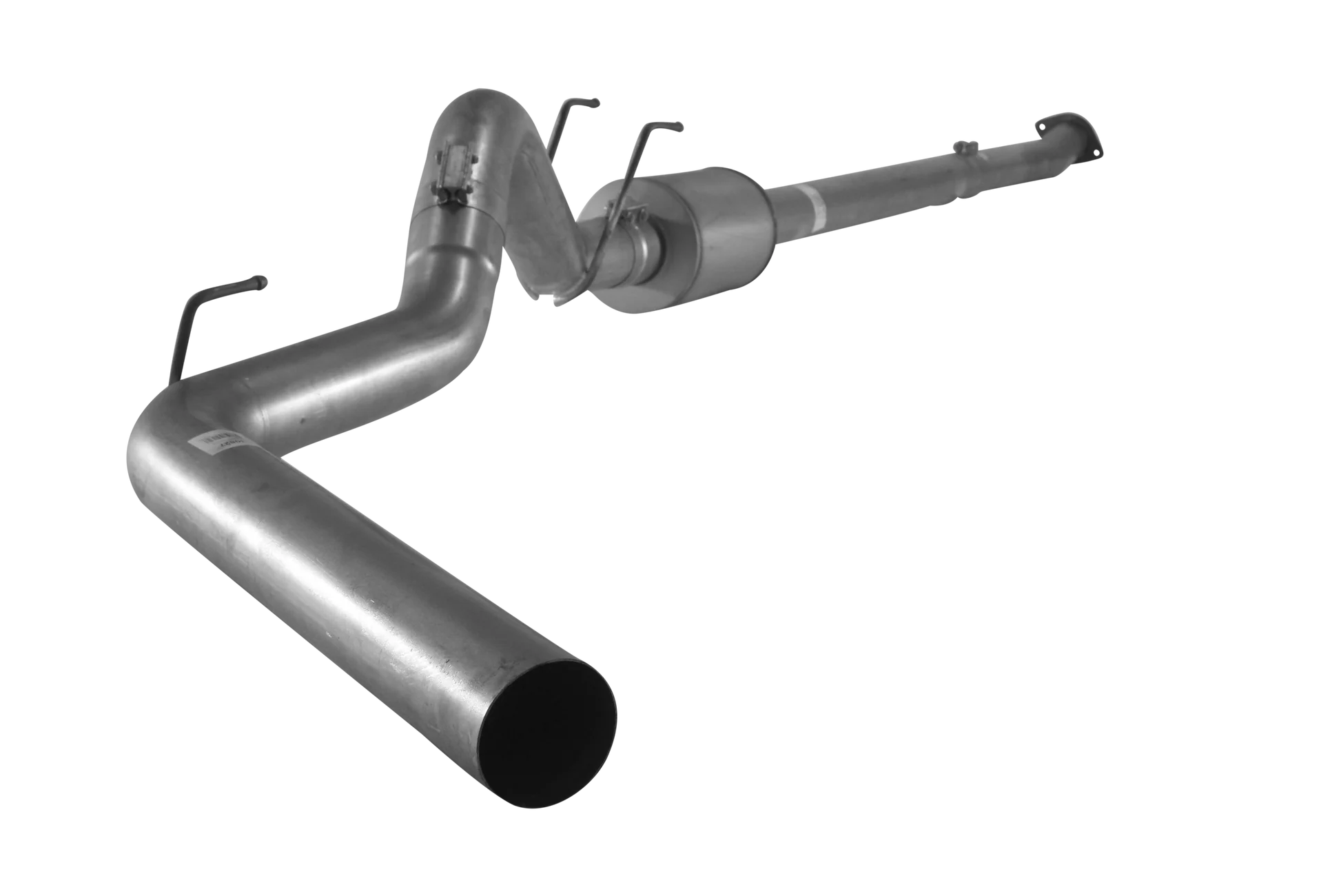 DIESELR Downpipe Back Exhaust - Single (2011-2019 Ford 6.7L F350/F450/F550 Powerstroke - CAB & CHASSIS) Exhaust DIESELR Tuning 