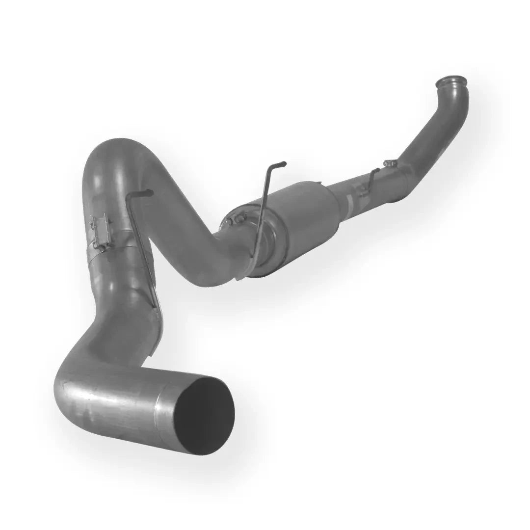 Dieselr Aluminized Downpipe back Exhaust Single | Ford 6.4L F250/F350 Powerstroke 2008-2010 Aluminized Race Pipe Dieselr Parts 