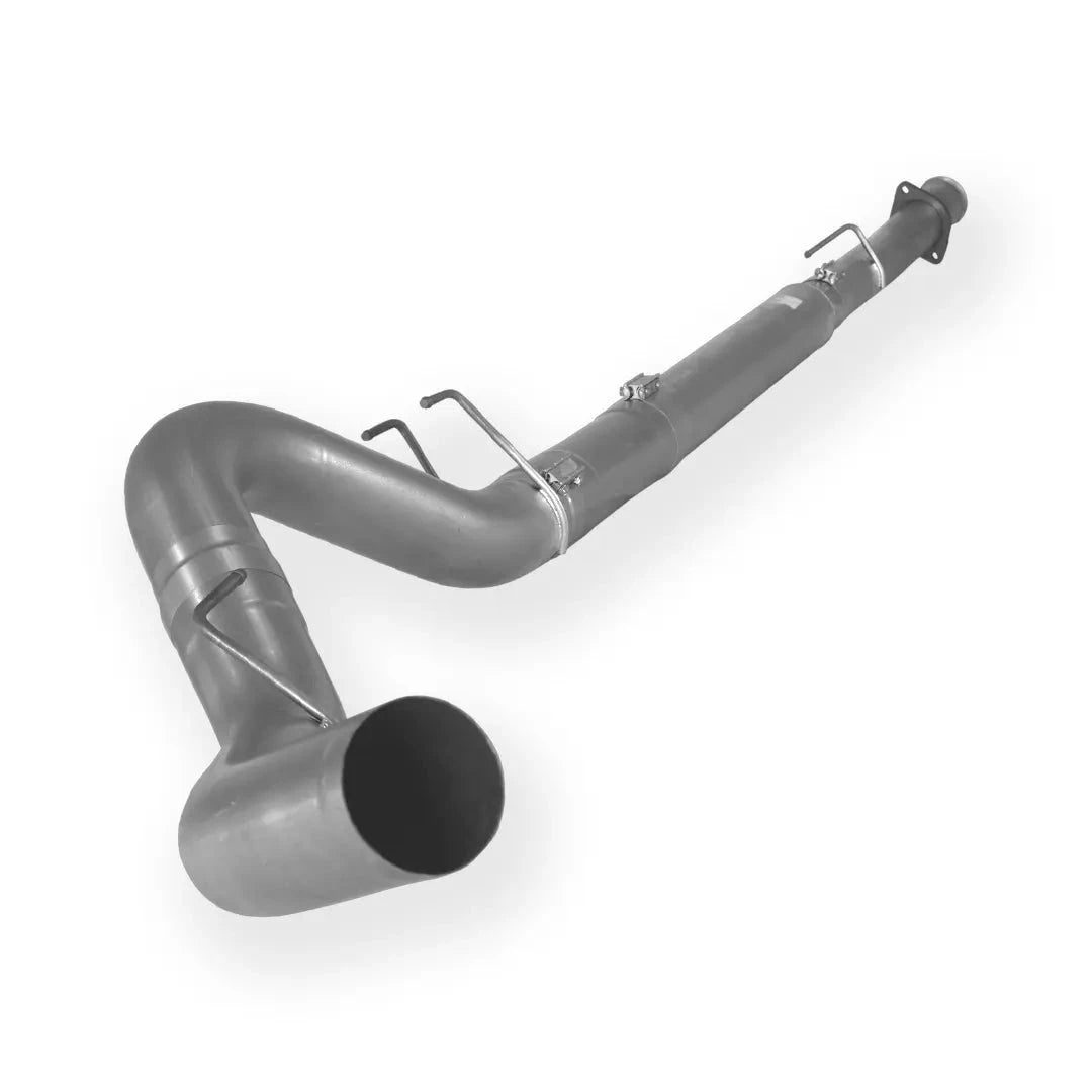 Dieselr Aluminized Downpipe back Exhaust Single | Ford 6.4L F250/F350 Powerstroke 2008-2010 Aluminized Race Pipe Dieselr Parts 4-inch Downpipe Back Exhaust without muffler 