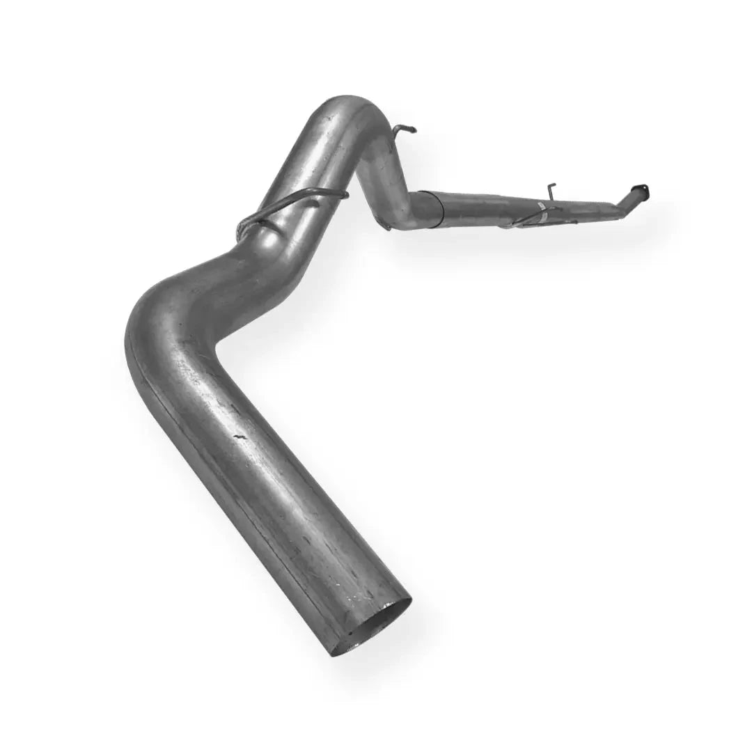 Dieselr Aluminized 4" Turbo Back Exhaust Single | Ford Powerstroke 3.0L 2018-2019 Aluminized Exhaust Dieselr Parts 4-inch without muffler 