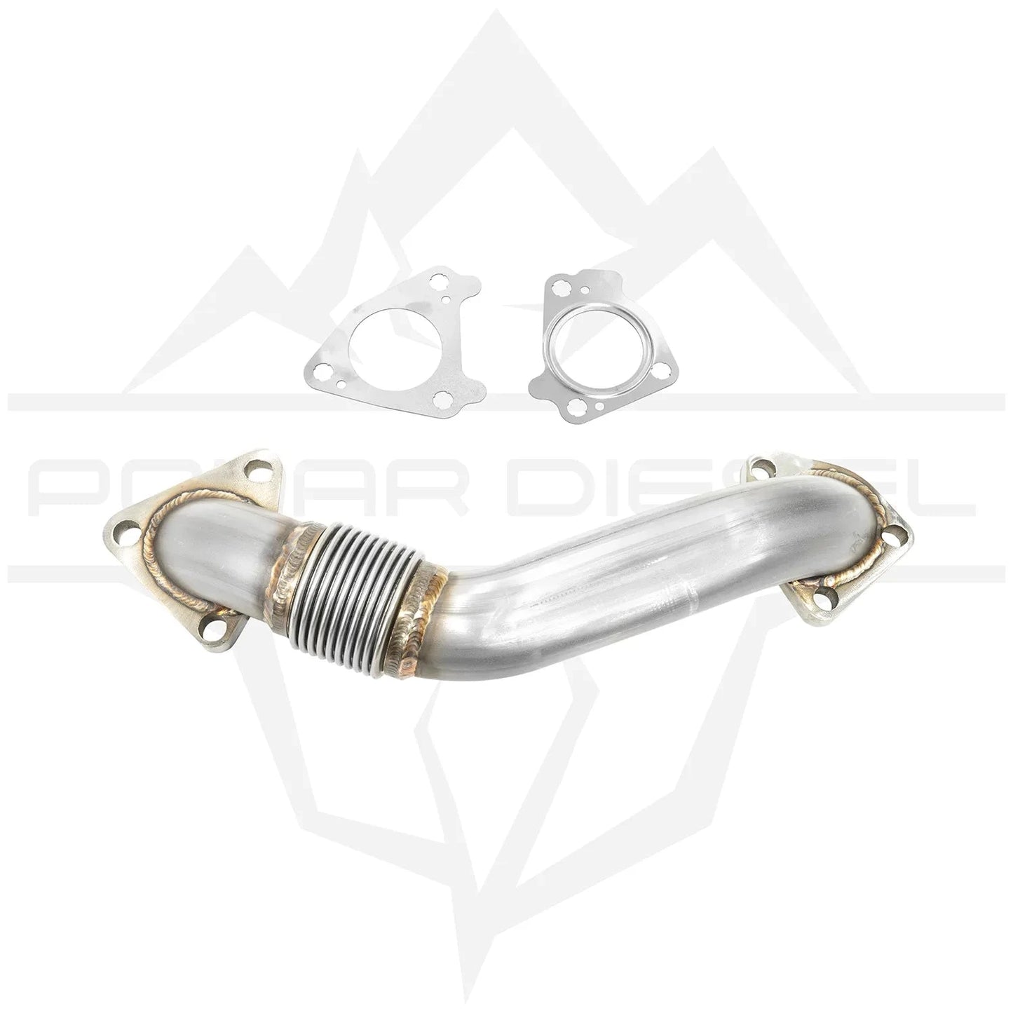 2001-2016 Duramax 6.6L Polar Passenger Side Up-Pipe Exhaust Polar Diesel 