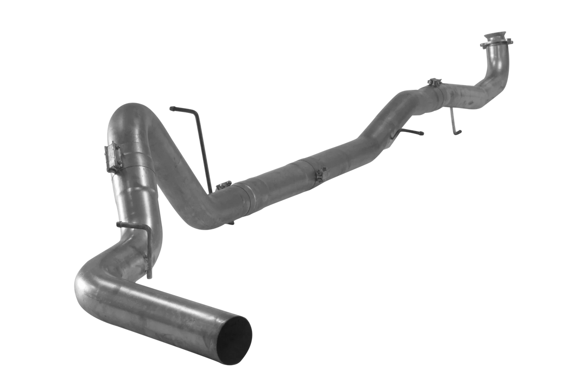 DIESELR Downpipe Back Exhaust - Single (2017-2019 GM 2500/3500 6.6L Duramax L5P) Stainless Steel Exhaust Dieselr Parts 4" No Muffler 