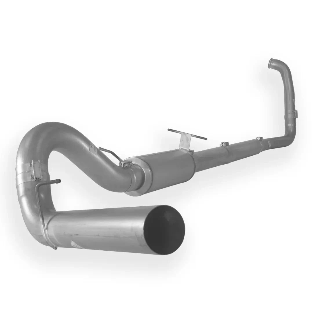 Dieselr Aluminized Exhaust System | Ford 6.0L F250/350/Harley Powerstroke 2003-2007 Aluminized Exhaust Dieselr Parts 5-inch Turbo Back with muffler (Automatic Only) 