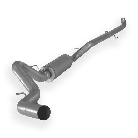 Dieselr Aluminized Downpipe Back Exhaust Single | 2500/3500 6.6L GM DURAMAX LML (2007.5-2010)