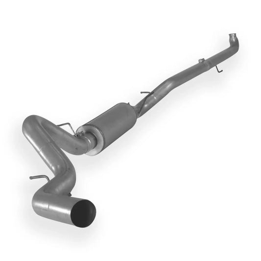 Dieselr Aluminized Downpipe Back Exhaust Single | 2500/3500 6.6L GM DURAMAX LML (2007.5-2010)
