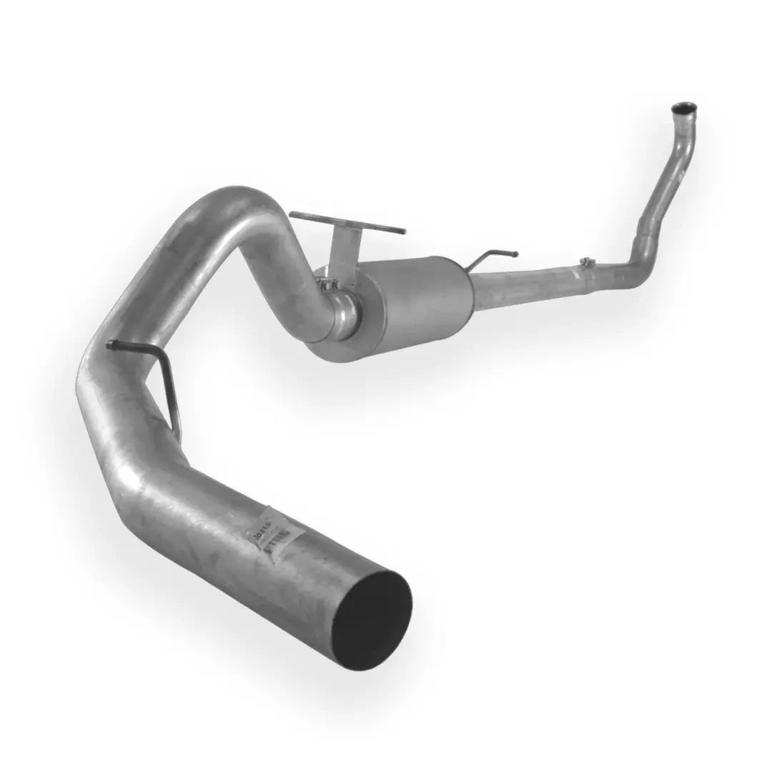 Dieselr Aluminized Exhaust System | Ford 6.0L F250/350/Harley Powerstroke 2003-2007 Aluminized Exhaust Dieselr Parts 4-inch Turbo Back with muffler (Manual Only) 