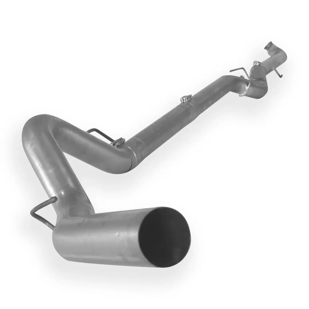 Dieselr Aluminized Downpipe Back Exhaust Single | 2500/3500 6.6L GM DURAMAX LB7 (2001-2004.5) Aluminized Exhaust Dieselr Parts 4-inch Exhaust without Muffler 