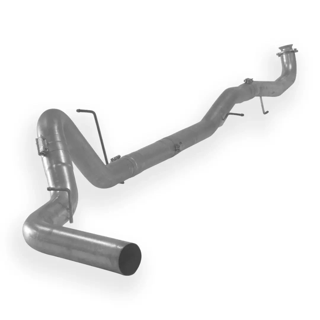 Dieselr Aluminized Downpipe Back Single | GM 2500/3500 6.6L DURAMAX L5P 2017-2019 Aluminized Race Pipe Dieselr Parts 4-inch Exhaust without Muffler 