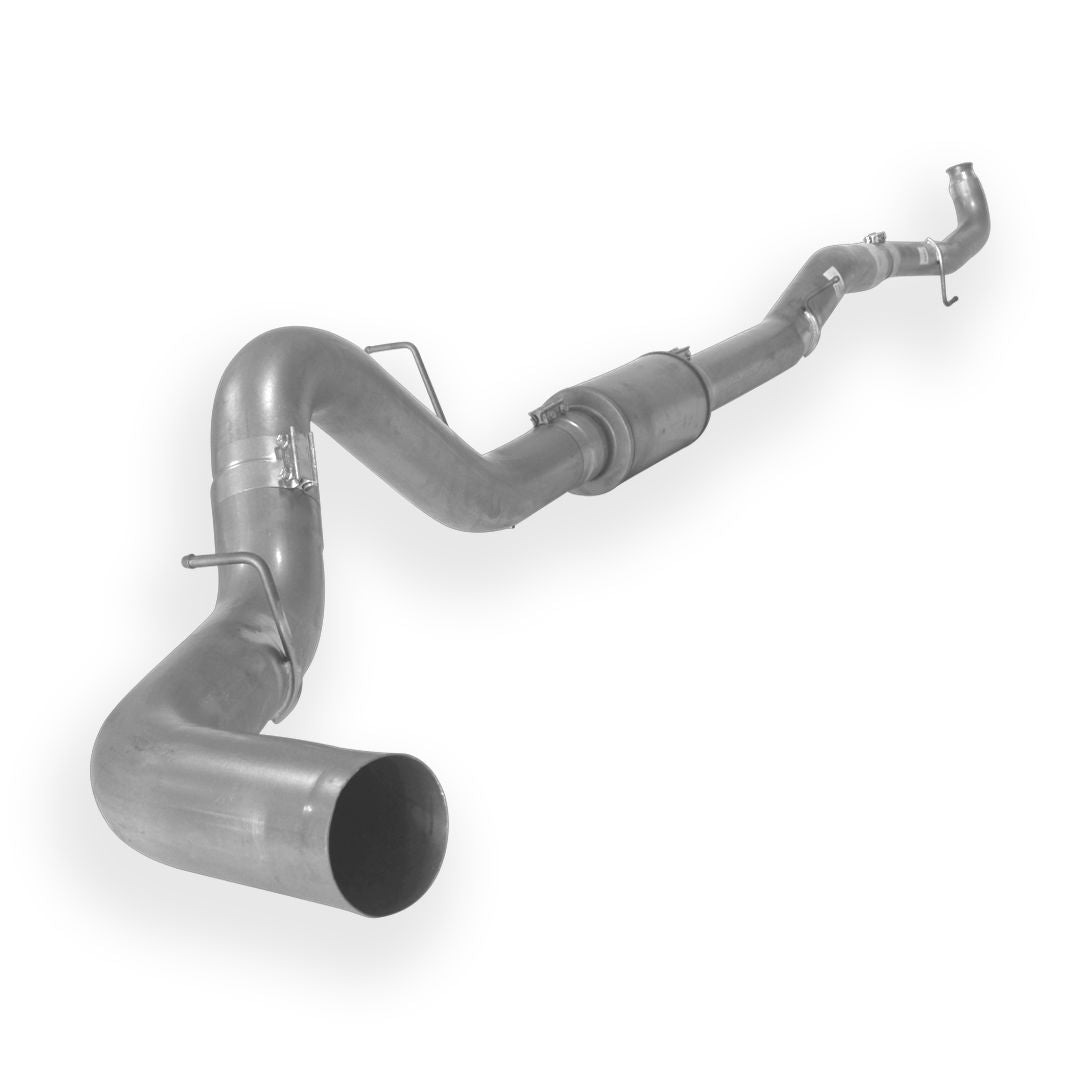 Dieselr Aluminized Downpipe Back Exhaust Single | GM 2500/3500 6.6L DURAMAX LML 2011-2015 Aluminized Exhaust Dieselr Parts 5-inch Exhaust with Muffler 