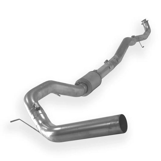 Dieselr Aluminized Downpipe Back Exhaust Single | GM 2500/3500 6.6L DURAMAX L5P 2020-2025 Aluminized Race Pipe Dieselr Parts 4-inch Exhaust with Muffler