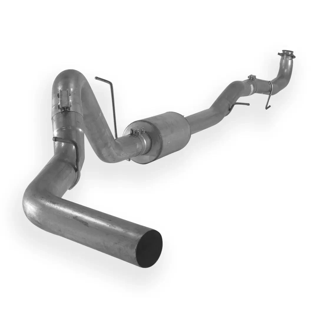 Dieselr Aluminized Downpipe Back Exhaust Single | GM 2500/3500 6.6L DURAMAX LML 2015.5-2016 Aluminized Exhaust Dieselr Parts 4-inch Exhaust with Muffler 