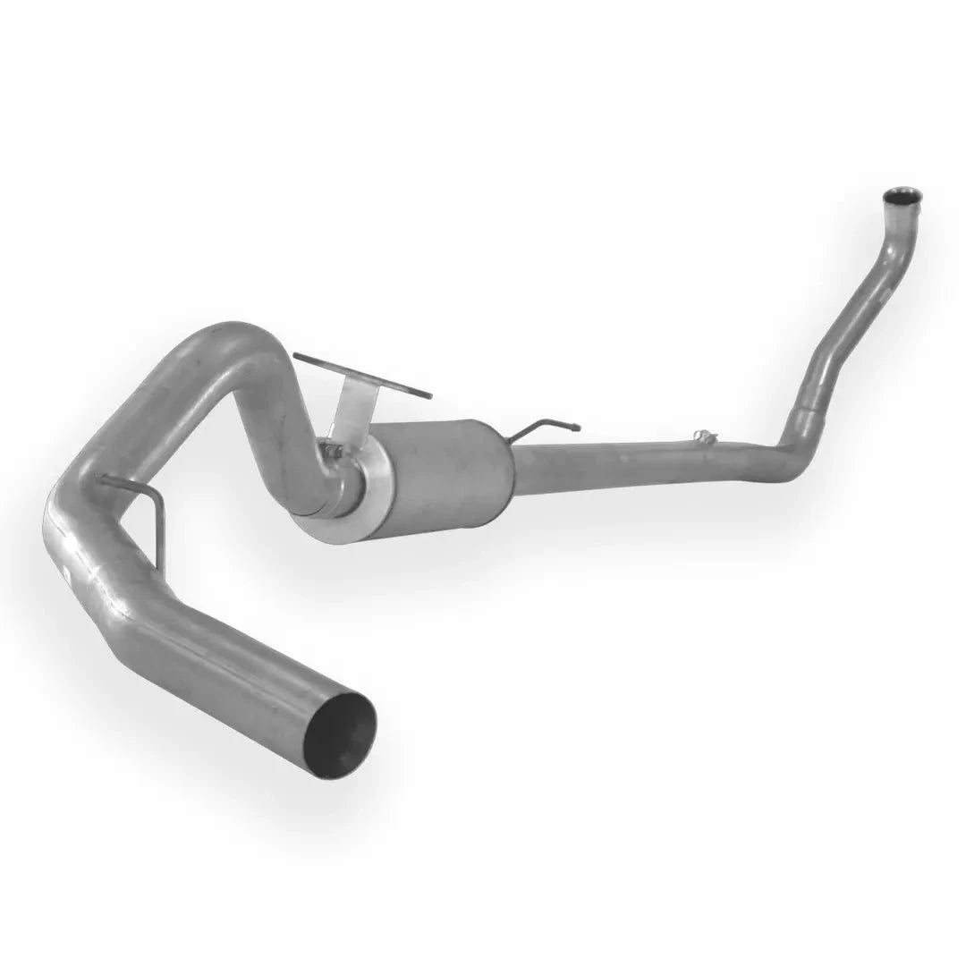 Dieselr Aluminized Exhaust System | Ford 6.0L F250/350/Harley Powerstroke 2003-2007 Aluminized Exhaust Dieselr Parts 4-inch Turbo Back - 3-1/2" Downpipe 