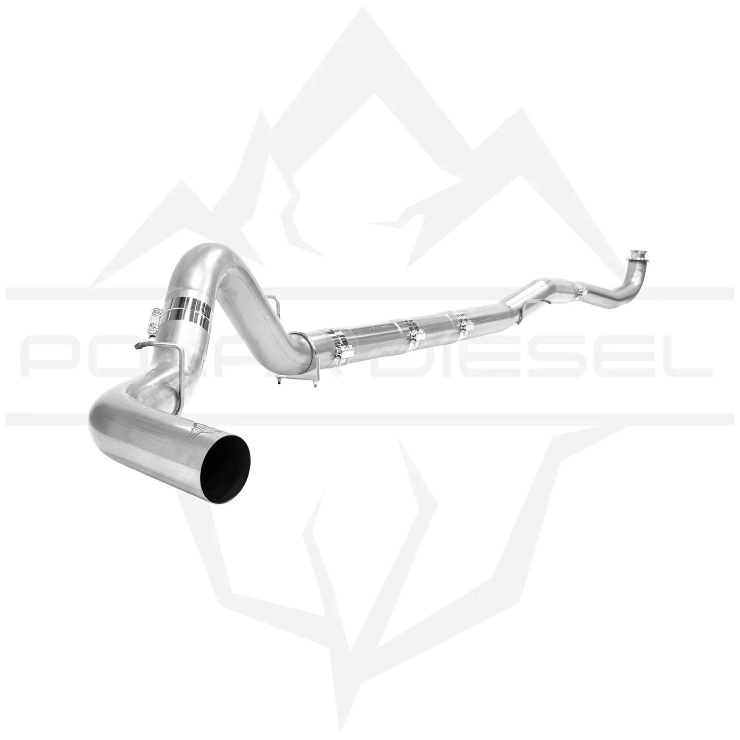 2017-2026 Duramax 6.6L 304SS Raw 5" Polar Exhaust Exhaust Polar Diesel 