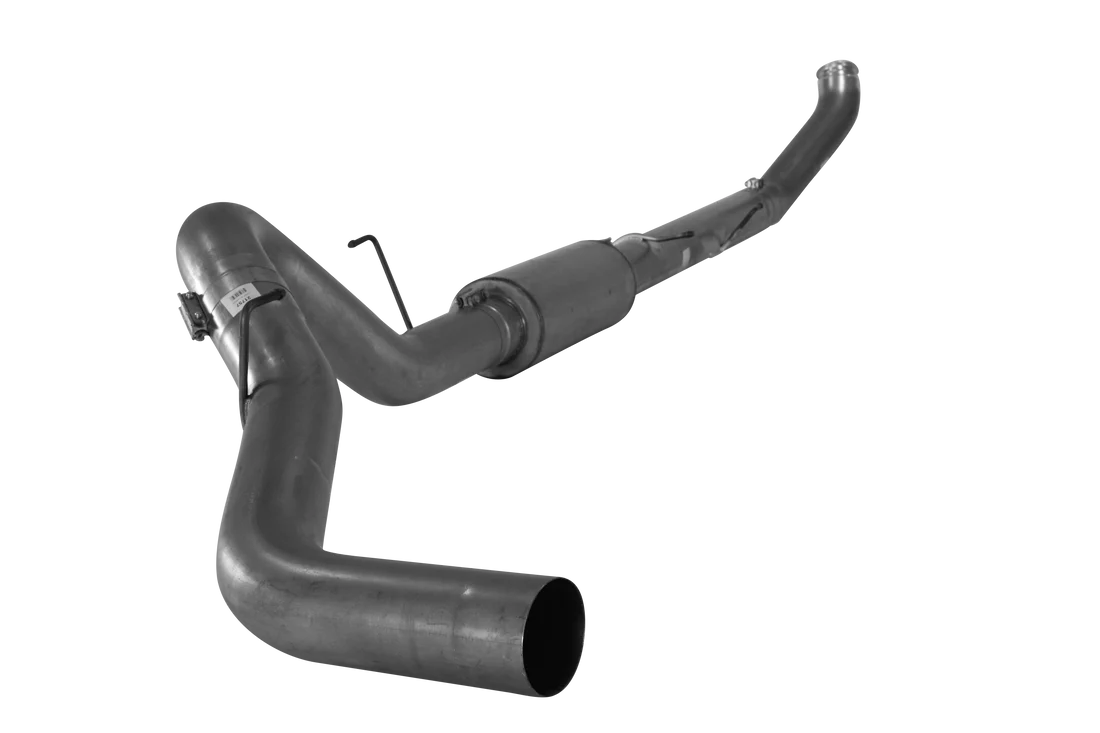 Downpipe Back Exhaust - Single (2013-2018 Dodge 2500/3500 6.7L Cummins) Exhaust DIESELR Tuning 5" With Muffler 