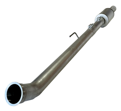 DIESELR Cat & DPF Race Pipe (2019+ Ram 2500/3500 6.7L Cummins) Stainless Steel Race Pipe Dieselr Parts 4" With Muffler 