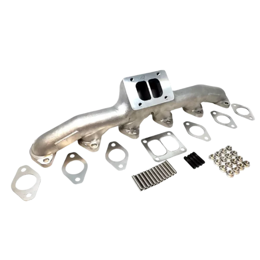 DIESELR Cast Stainless 2nd. Gen Swap Exhaust Manifold - T4 Mount (1998.5-2024 Cummins 5.9L/6.7L) Exhaust Manifold DieselR Parts 