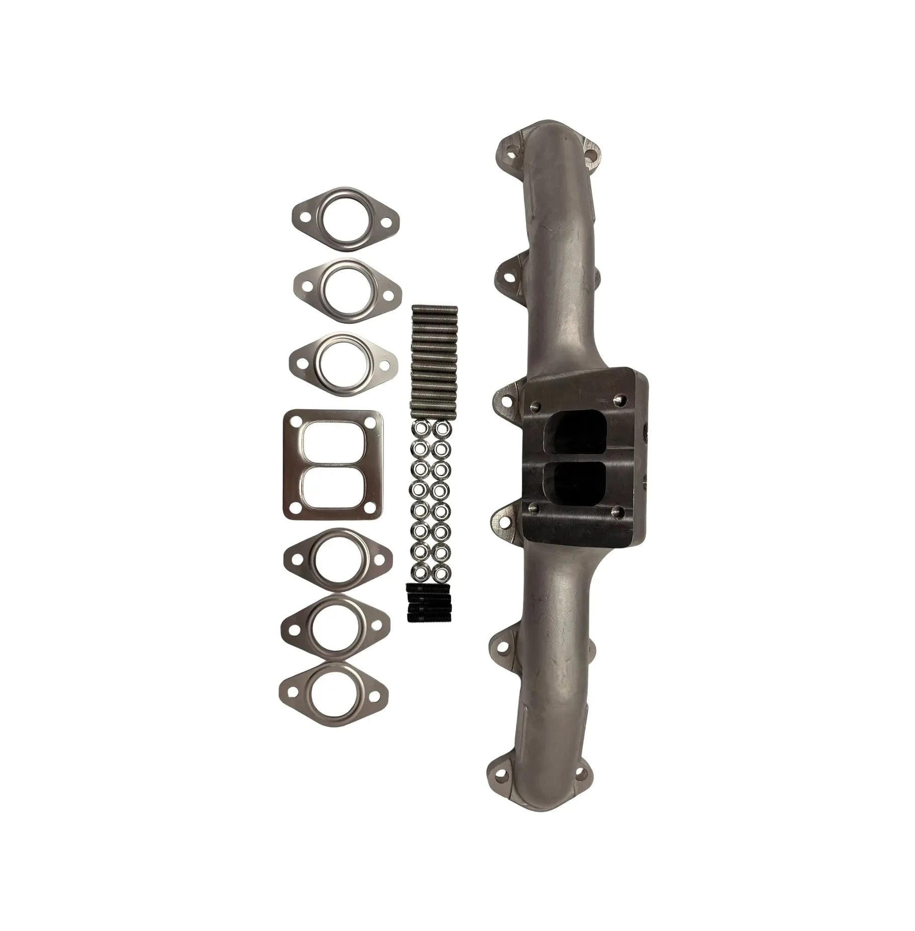 DIESELR Cast Stainless 2nd. Gen Swap Exhaust Manifold - T4 Mount (1998.5-2024 Cummins 5.9L/6.7L) Exhaust Manifold Dieselr Parts 
