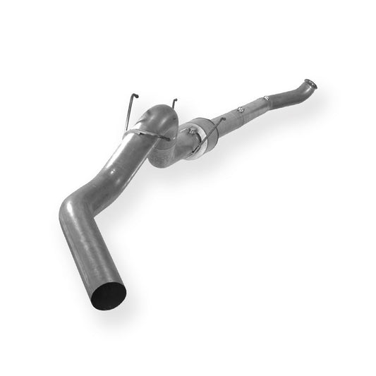Dieselr Aluminized Turbo Back Single | Cab & Chassis Dodge 3500/4500/5500 6.7L Cummins) 2011-2018 Aluminized Exhaust Dieselr Parts 5 inch Turbo Back with Muffler