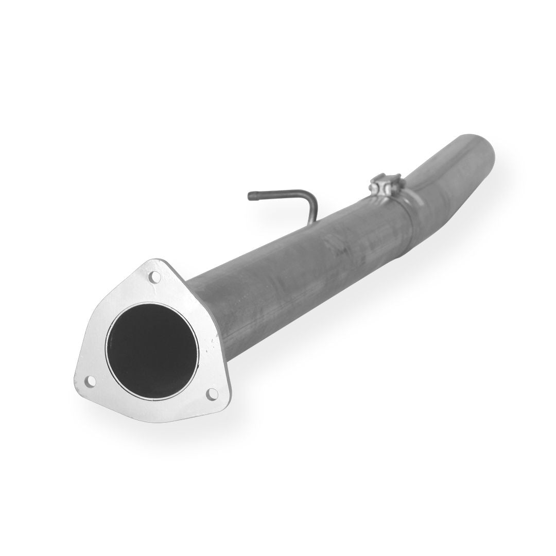 Dieselr Aluminized 4" Cat &DPF/SCR Race Pipe | Dodge 2500/3500 6.7L Cummins 2013-2018 Aluminized Race Pipe Dieselr Parts 4-inch without muffler 