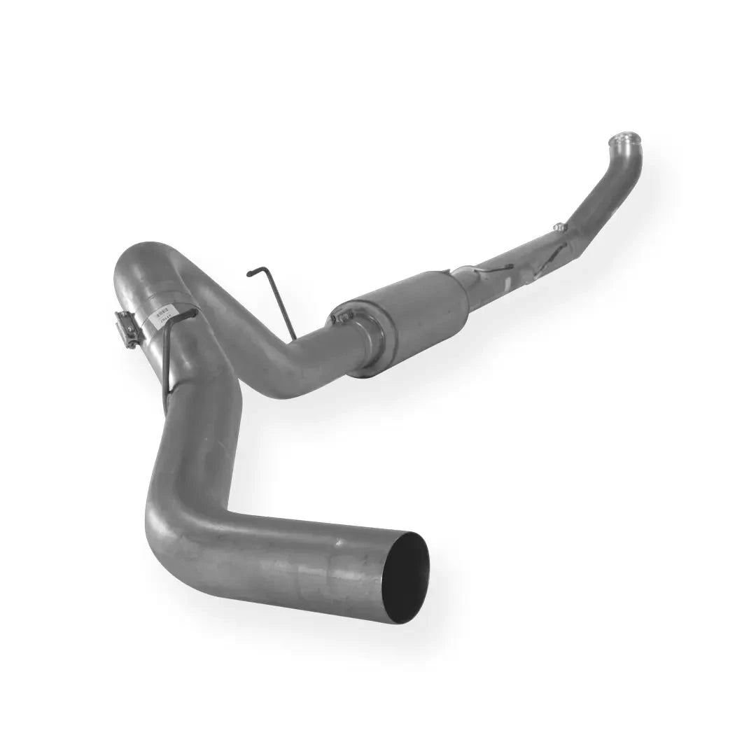 Dieselr Aluminized Exhaust System Single | Dodge 2500/3500 6.7L Cummins 2013-2018 Aluminized Race Pipe Dieselr Parts 5-inch Turbo back with muffler 