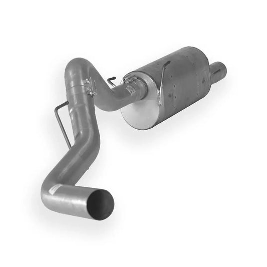 Dieselr Aluminized Cat Back Exhaust Single | Dodge 2500/3500 5.9L Cummins 2004.5-2007 Aluminized Exhaust Dieselr Parts 4-inch Cat Back Exhaust