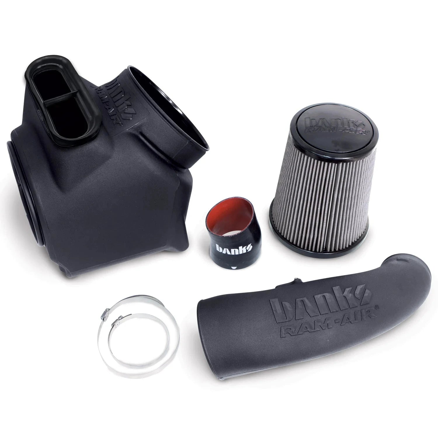 Banks Ram-Air® Big-Ass Oiled or Dry Filter, Cold Air Intake System - GM Duramax 6.6L L5P (2017-2019) Cold Air Intake Banks Power 