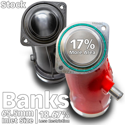 Banks Monster-Ram® Turbo Inlet Elbow with Anti-Surge - GM Duramax 6.6L L5P (2017-2026) Turbo Inlet Elbow Banks Power 