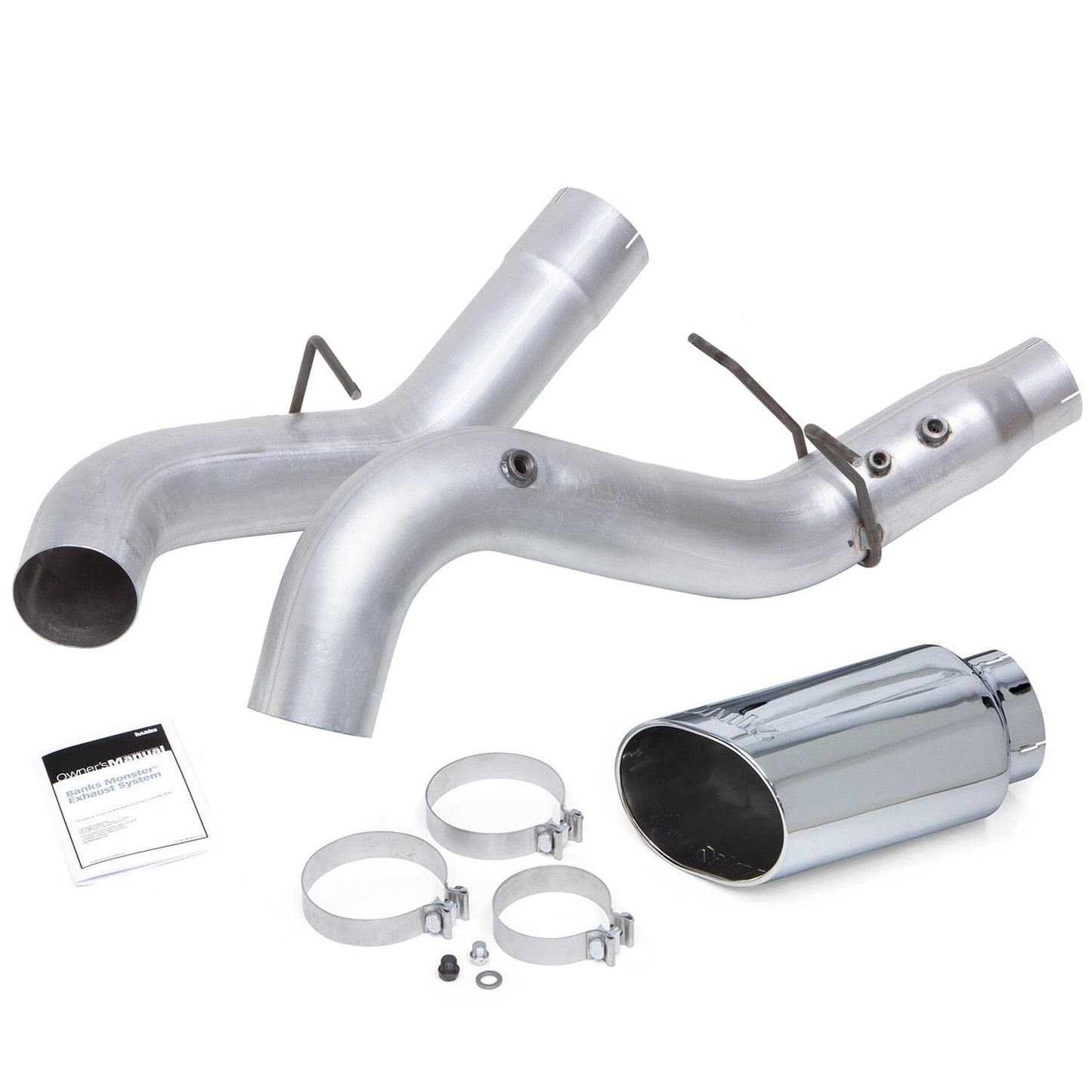 Banks Monster® 5" DPF-Back Exhaust System Single - GM Duramax 6.6L L5P (2017-2019) Stainless Steel Exhaust Banks Power 