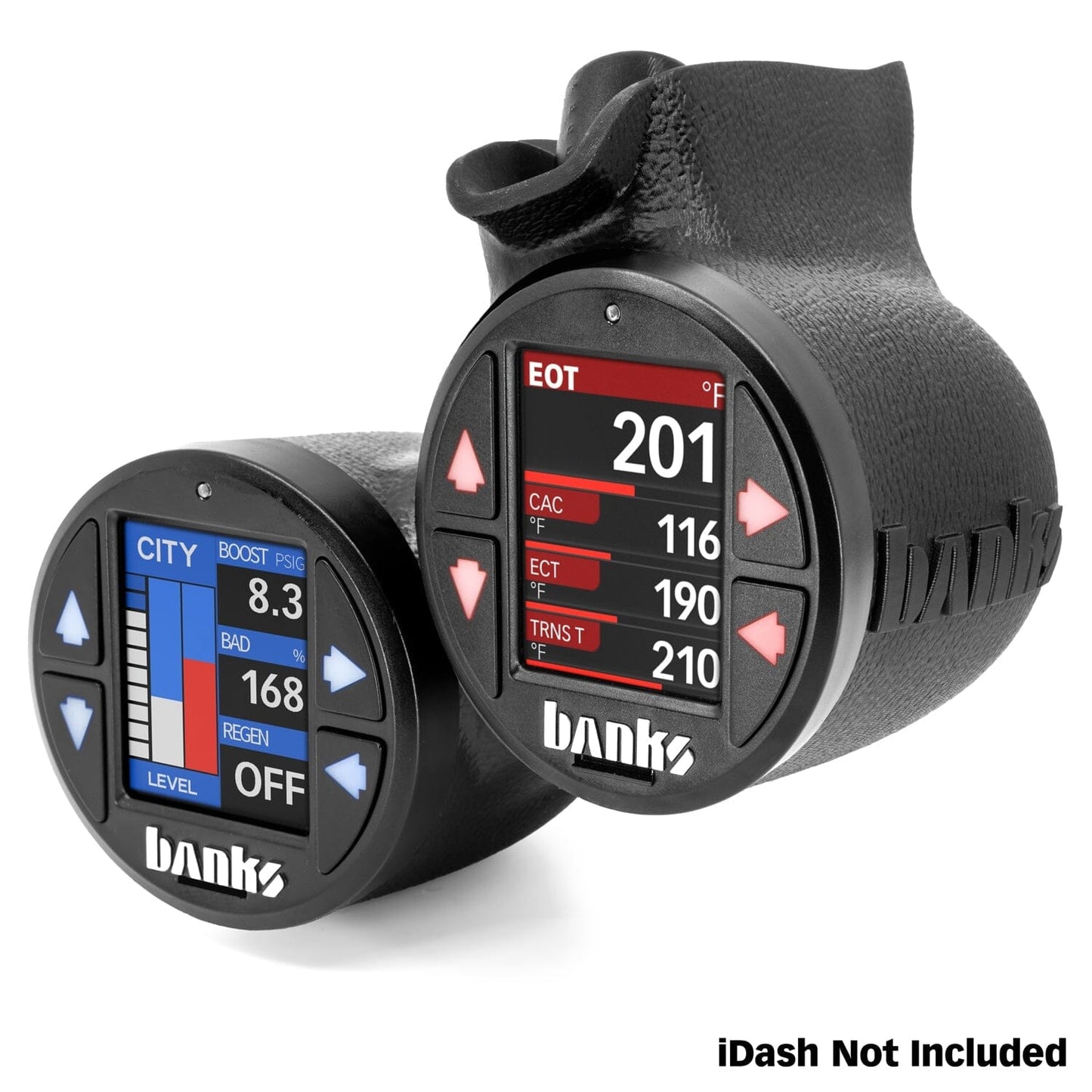 Banks iDash Stealth Pod Mounts - Ford Powerstroke 6.7L Super Duty (2011-2016) Grab Pillar iDash Gauge Mount Banks Power 