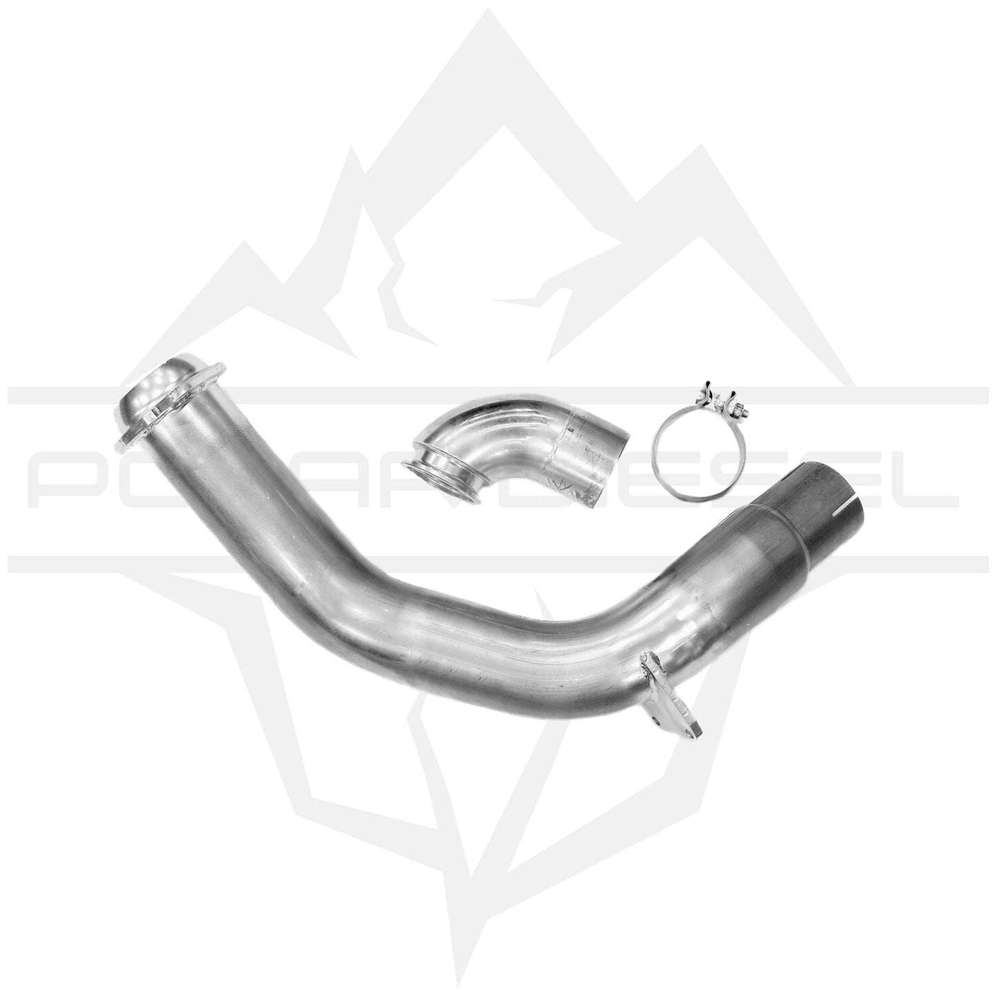 2020-2025 Powerstroke 6.7L Polar Downpipe Turbocharger Down Pipe Polar Diesel 