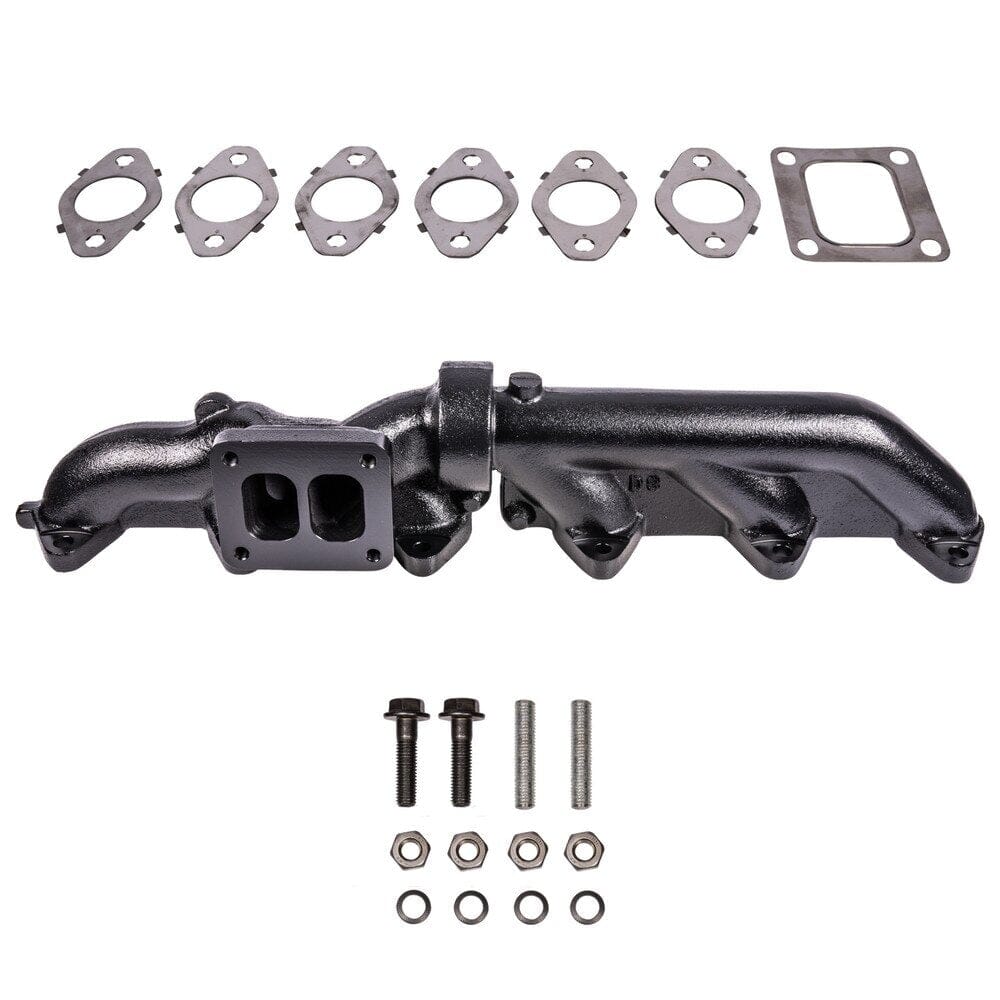 Pulse Flow Exhaust Manifold Kit Fits 2003-2007 5.9L Cummins 2-Pc T4 ATS Diesel Performance Exhaust Manifold ATS Diesel Performance 