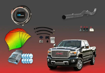 DIESELR GM Duramax L5P All In One Kit (2017-2023) All In One Kit (Basic) DIESELR Corp. 2017-2019 Shift-on-the-Fly (SOTF) Cat & Dpf Straight - Race Pipe