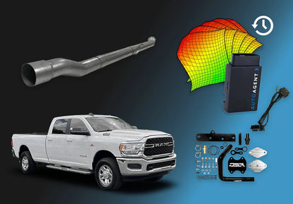 DIESELR 6.7L RAM Cummins All-In-One Kit w/ EZ Lynk (2022-2024) All In One Kit (Basic) DIESELR Corp 4 week support 4-Inch Cat & DPF/SCR Race Pipe (Aluminized) Dieselr Signature EGR Upgrade Kit