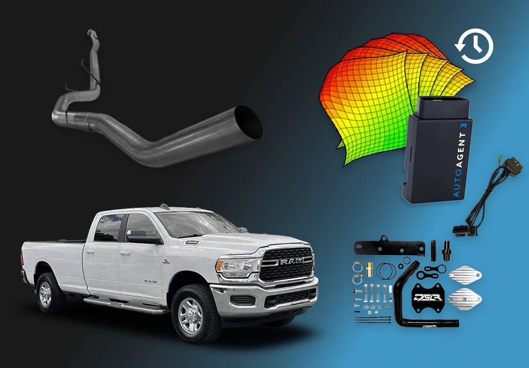 DIESELR 6.7L RAM Cummins All-In-One Kit w/ EZ Lynk (2022-2024) All In One Kit (Basic) DIESELR Corp 4 week support 5-Inch Flex Pipe Back Single (Aluminized) Dieselr Signature EGR Upgrade Kit