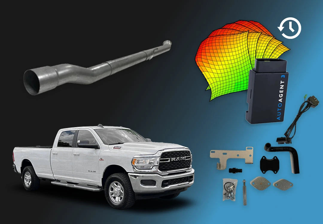 DIESELR 6.7L RAM Cummins All-In-One Kit w/ EZ Lynk (2022-2024) All In One Kit (Basic) DIESELR Corp 4 week support Cat & DPF Straight - Race Pipe (Stainless Steel) EGR Upgrade kit
