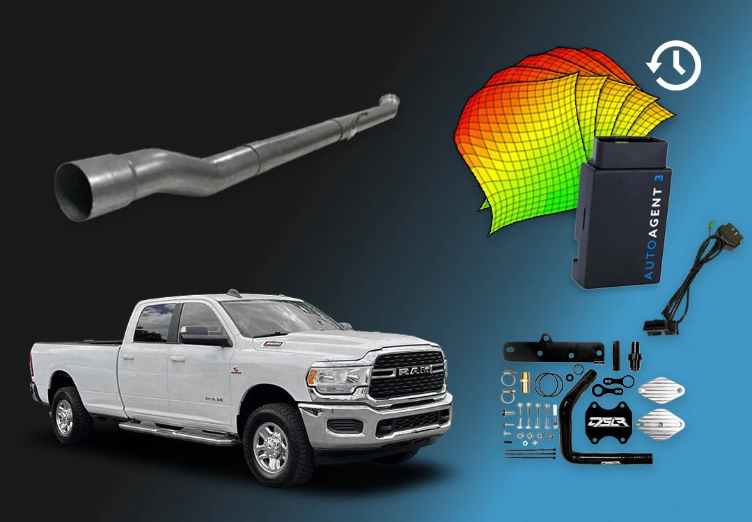 DIESELR 6.7L RAM Cummins All-In-One Kit w/ EZ Lynk (2022-2024) All In One Kit (Basic) DIESELR Corp 4 week support Cat & DPF Straight - Race Pipe (Stainless Steel) Dieselr Signature EGR Upgrade Kit