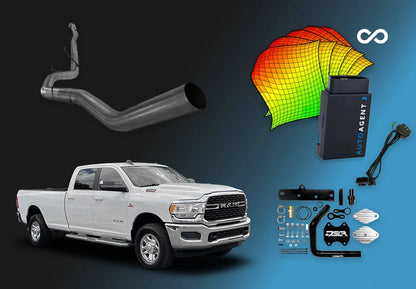 DIESELR 6.7L RAM Cummins All-In-One Kit w/ EZ Lynk (2022-2024) All In One Kit (Basic) DIESELR Corp Lifetime Support 5-Inch Flex Pipe Back Single (Aluminized) Dieselr Signature EGR Upgrade Kit