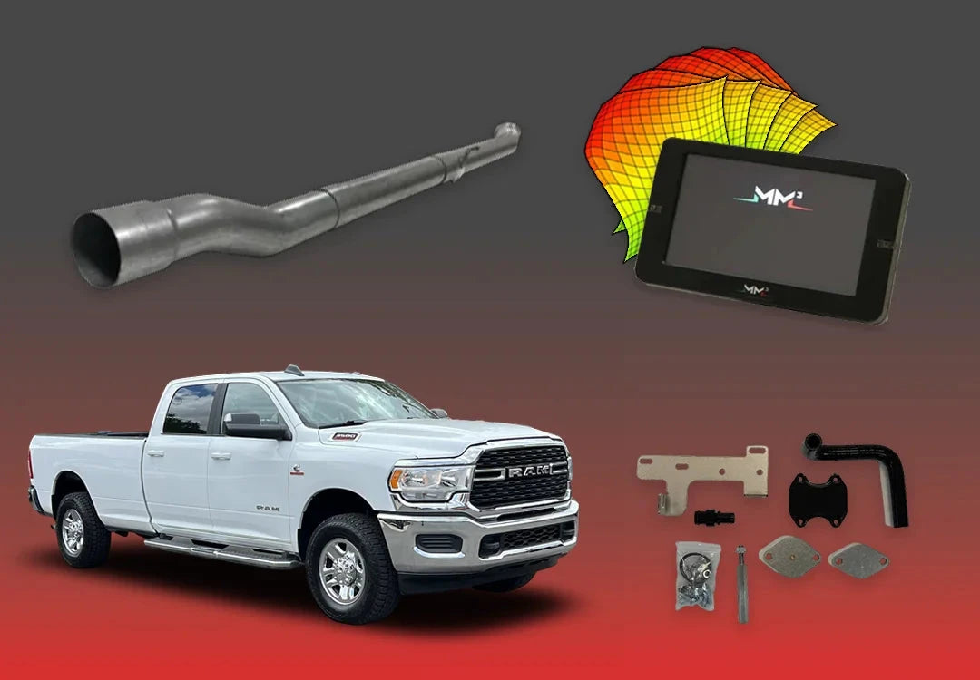 DIESELR 6.7L RAM Cummins All-In-One Kit w/ MM3 (2022–2024) All In One Kit (Basic) DIESELR Corp SOTF 5 Tunes (Pickup Only) Cat & DPF Race Pipe (Stainless steel) EGR Upgrade kit