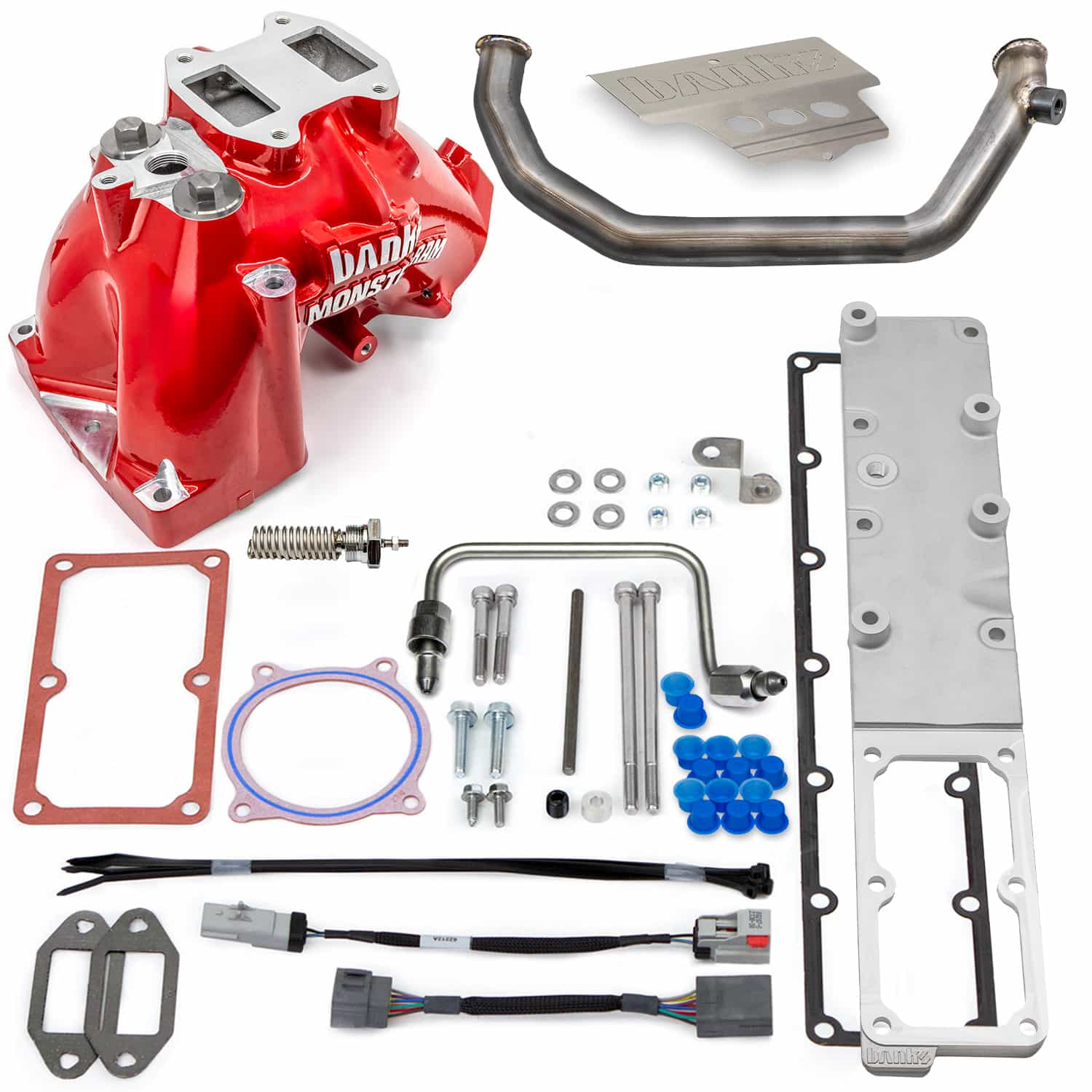Banks Monster-Ram® Intake and Killer Grid Heater Upgrade - Dodge RAM 3500/5500 6.7L Cummins Cab & Chassis (2007.5-2012) Intake and Grid Heater Upgrade Banks Power 