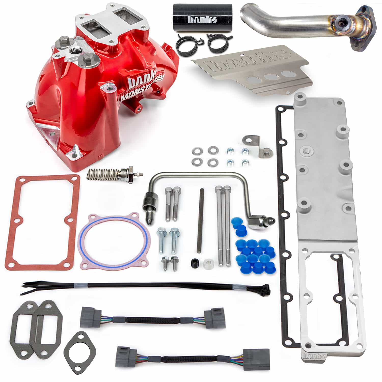 Banks Monster-Ram® Intake and Killer Grid Heater Upgrade - Dodge RAM 3500/4500/5500 6.7L Cummins Cab & Chassis (2013-2018) Intake and Grid Heater Upgrade Banks Power 