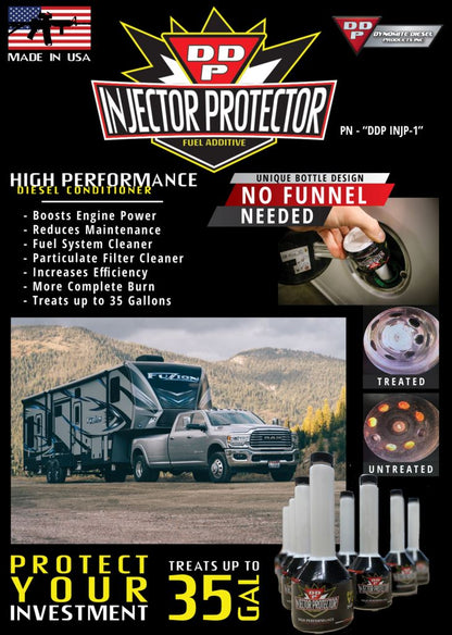 Injector Protector Fuel Additive - 12 Pack - 1 Bottle Treats Up To 35 Gallons Fuel Additives Dynomite Diesel 