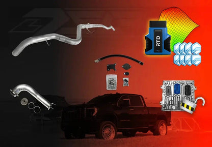 DIESELR GM Duramax L5P All In One Kit (2024-2025) All In One Kit (Basic) DIESELR Corp 4-Inch Downpipe Back 