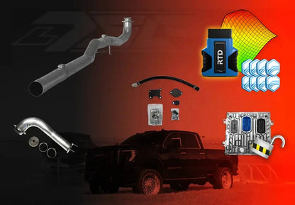 DIESELR GM Duramax L5P All In One Kit (2024-2025) All In One Kit (Basic) DIESELR Corp Cat & DPF Straight - Race Pipe 
